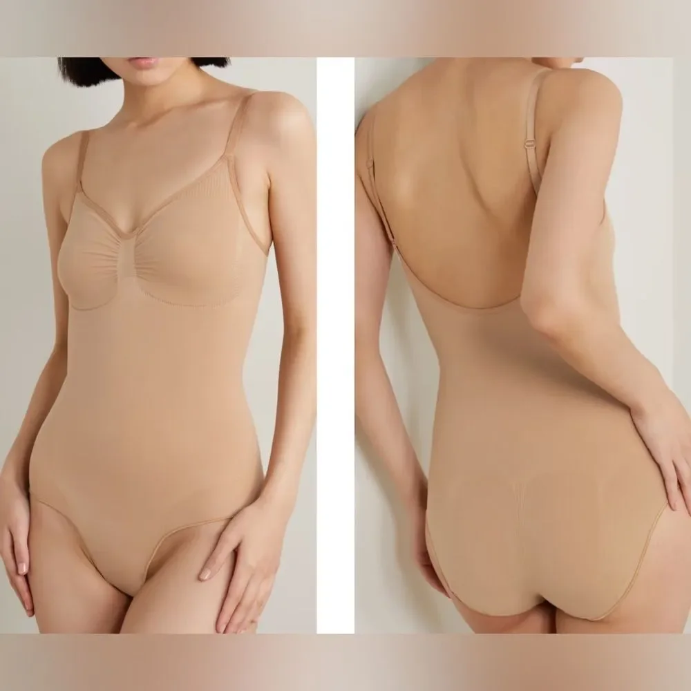 SKIMS Nude Sculpting V-Neck Bodysuit